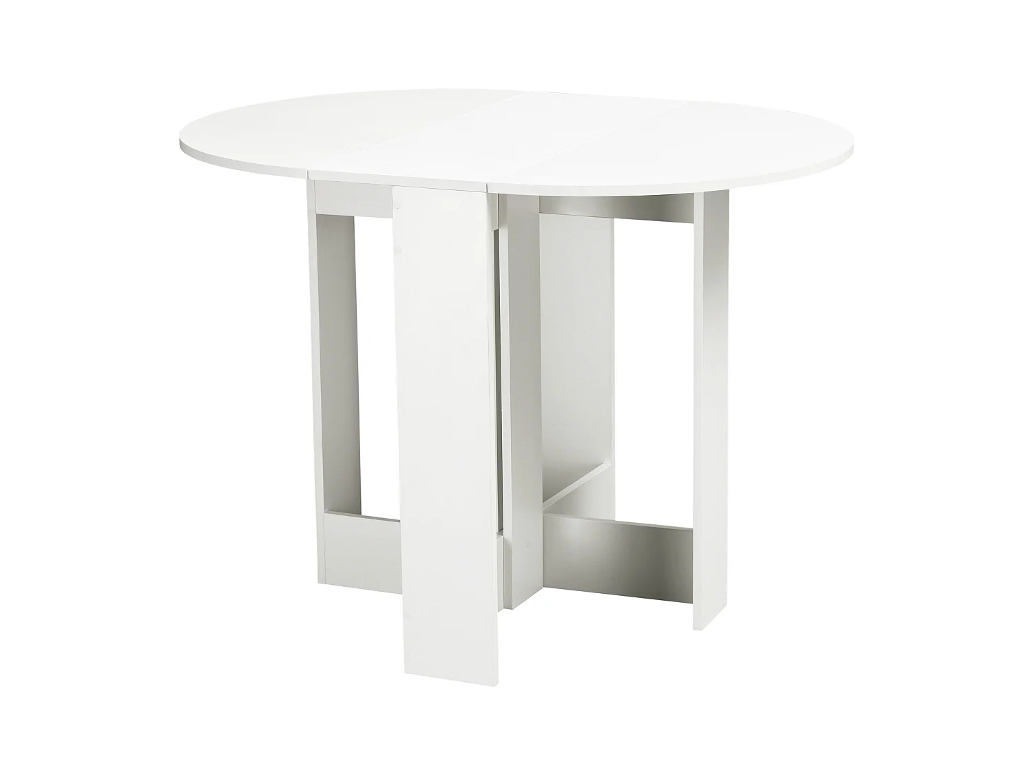 Mesa plegable blanco 104x76x73.7 cm HOMCOM