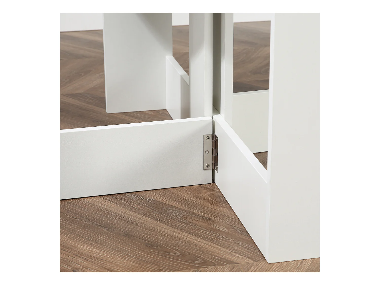 Mesa plegable blanco 104x76x73.7 cm HOMCOM