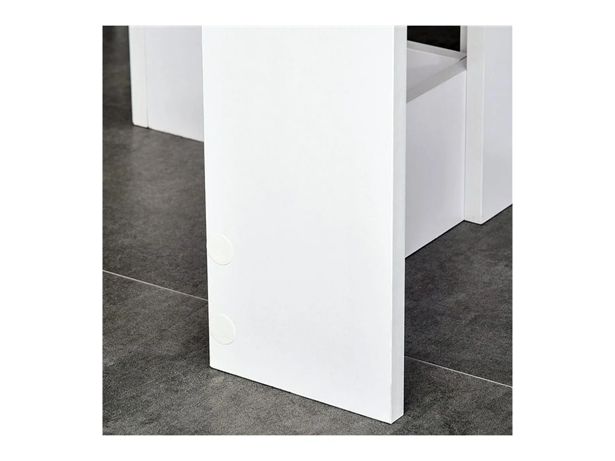 Mesa plegable blanco 104x76x73.7 cm HOMCOM