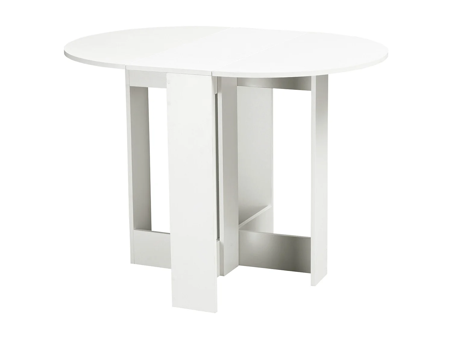 Mesa plegable blanco 104x76x73.7 cm HOMCOM