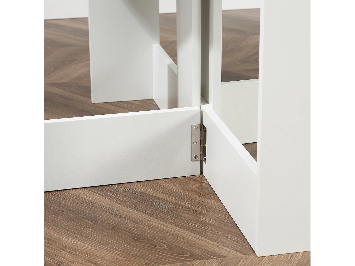 Mesa plegable blanco 104x76x73.7 cm HOMCOM