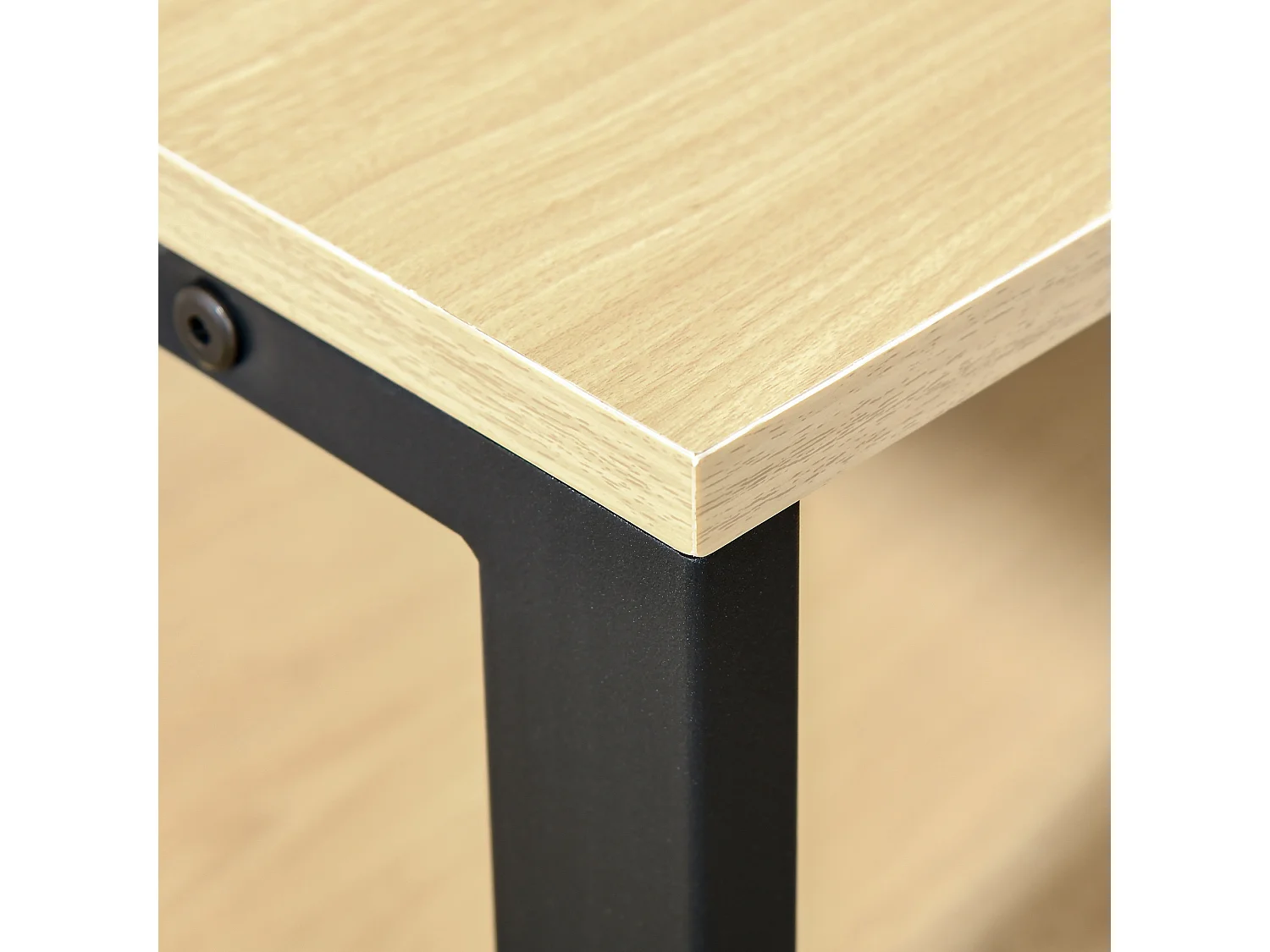 Perchero de pie madera natural 60x40x175cm HOMCOM