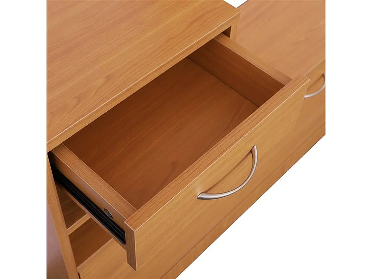 Conjunto muebles de entrada madera 90x22x116cm HOMCOM