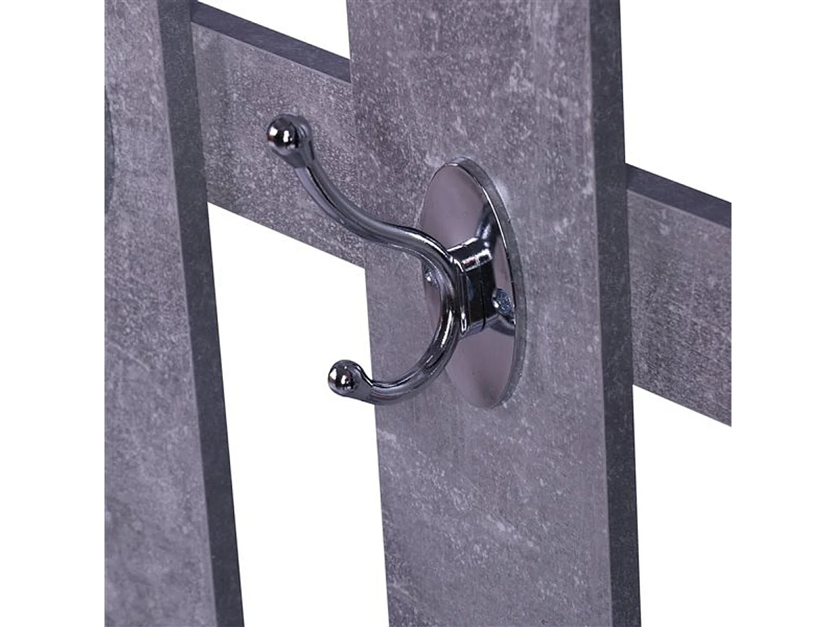 Conjunto muebles de entrada gris 90x22x116cm HOMCOM