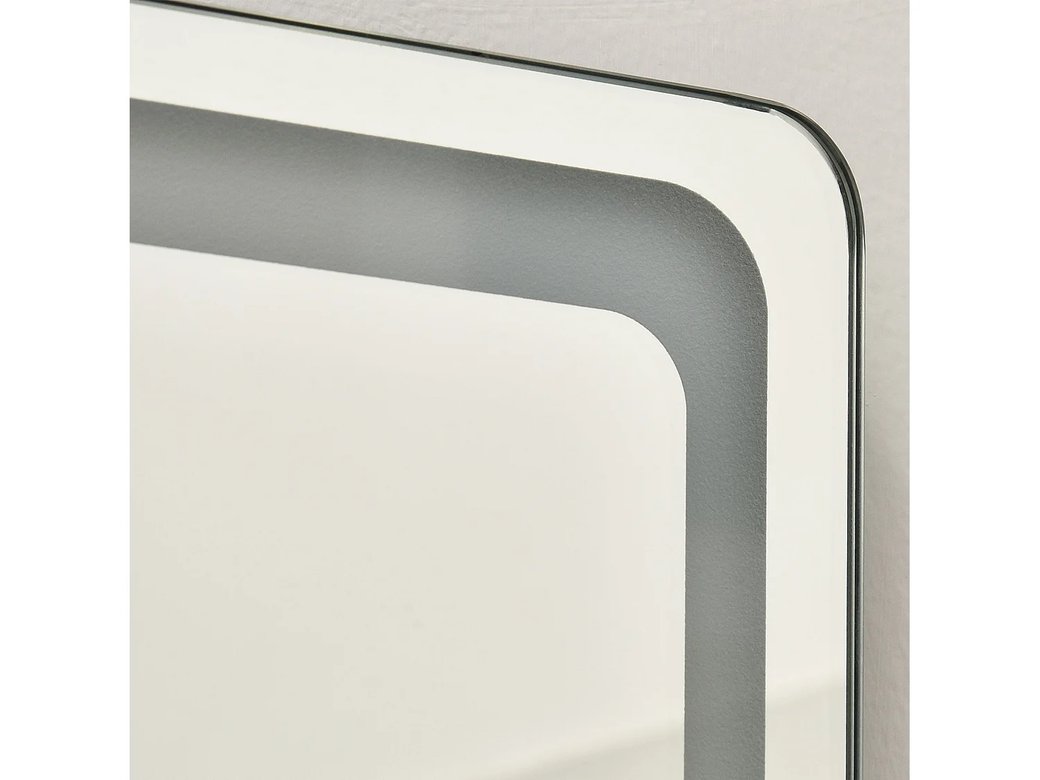 Espejo de pie plata y negro 40x37x157.5 cm HOMCOM