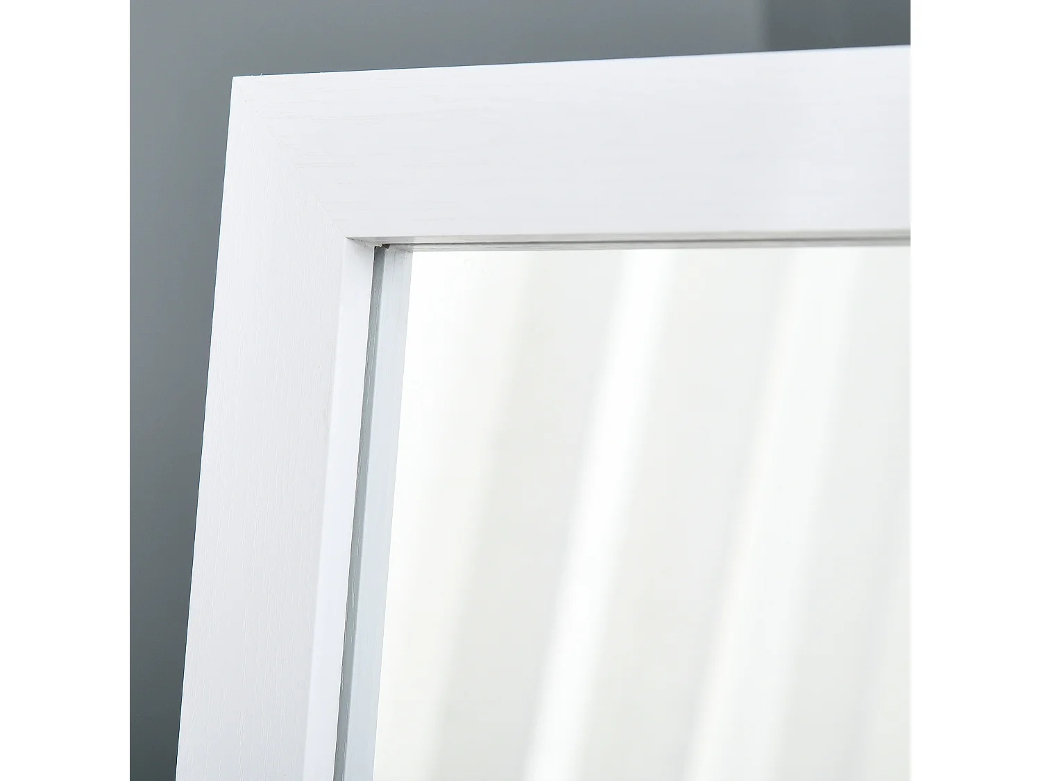 Espejo de pie blanco 37x37x154 cm HOMCOM