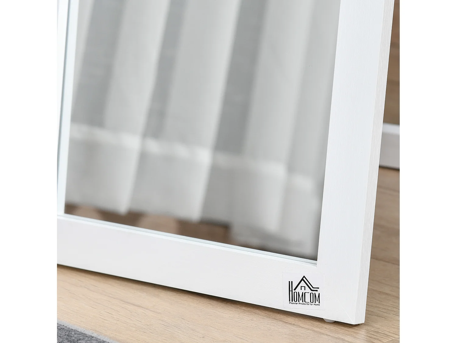 Espejo de pie blanco 37x37x154 cm HOMCOM