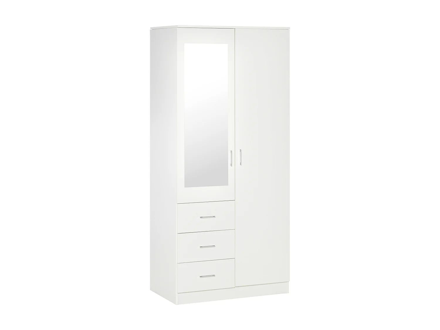 Armario blanco 80x50x180 cm HOMCOM