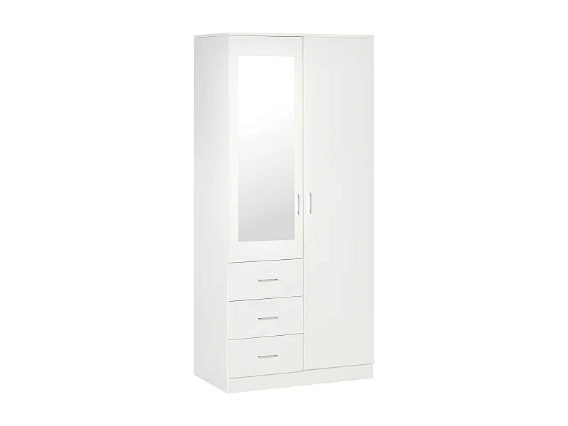 Armario blanco 80x50x180 cm HOMCOM