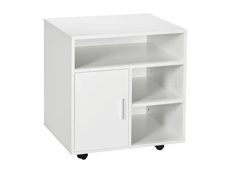 Soporte para impresora blanco 60x50x65.5 cm HOMCOM