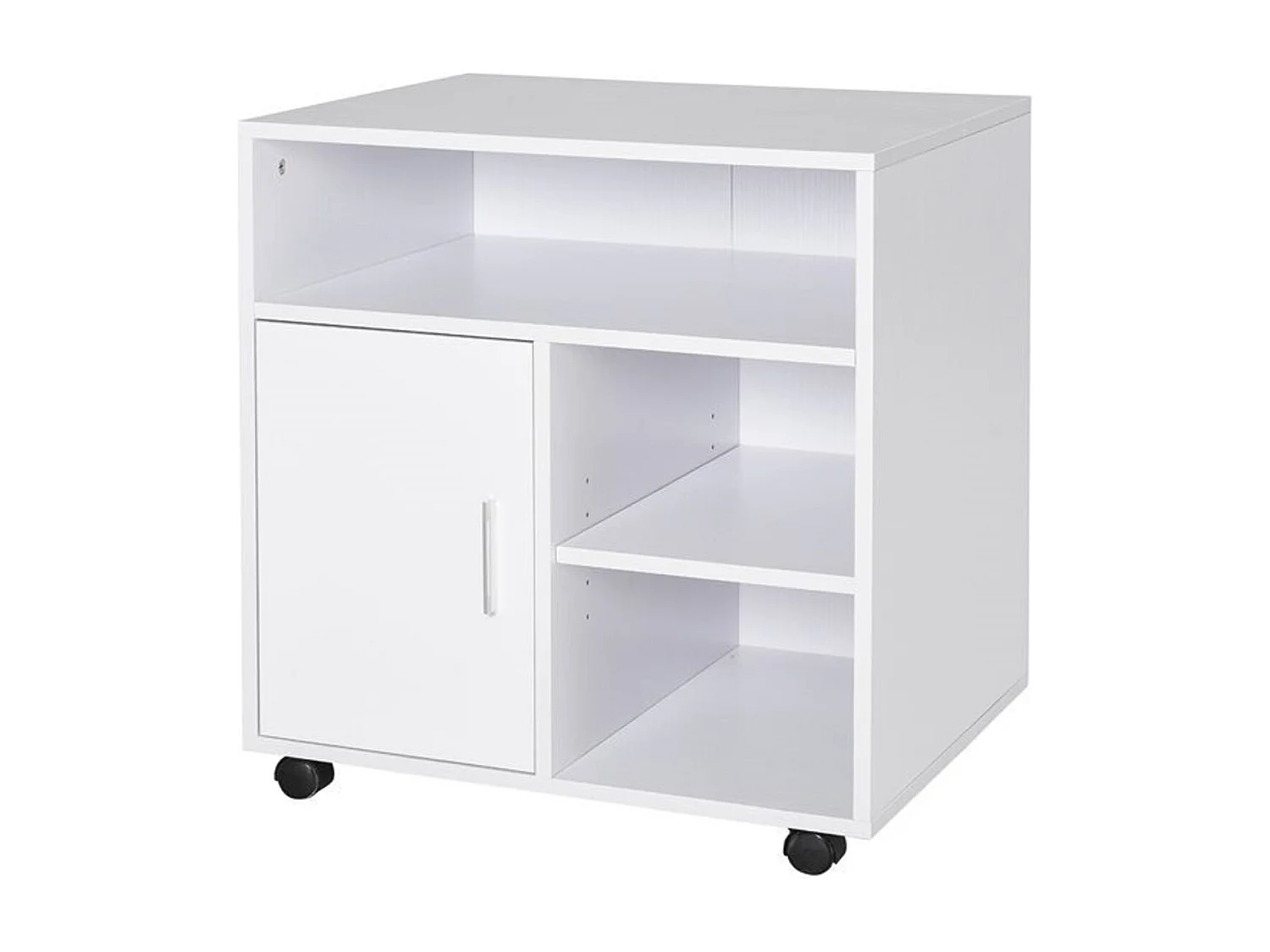 Soporte para impresora blanco 60x50x65.5 cm HOMCOM