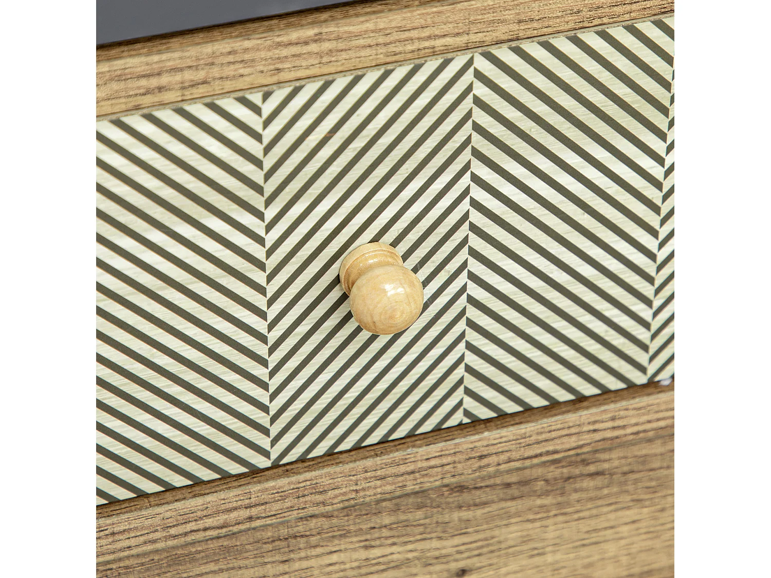 Cómoda con cajones marrón 79x39x86 cm HOMCOM