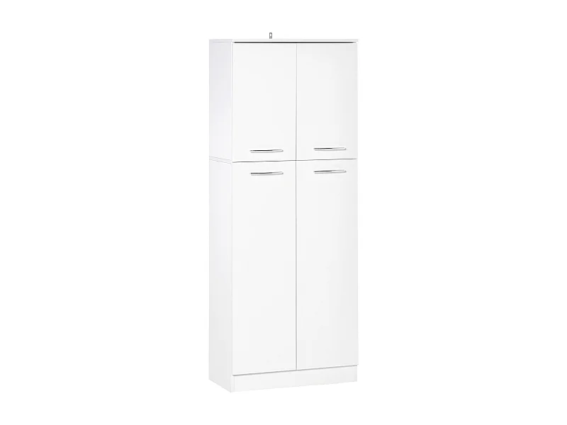Armario blanco 59x31x155 cm HOMCOM