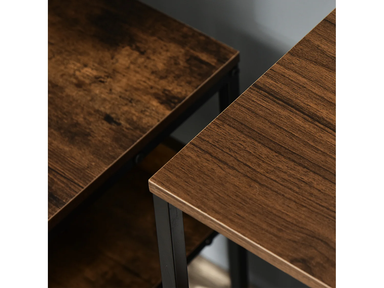 Cómoda de tela gris 80x29x71 cm HOMCOM