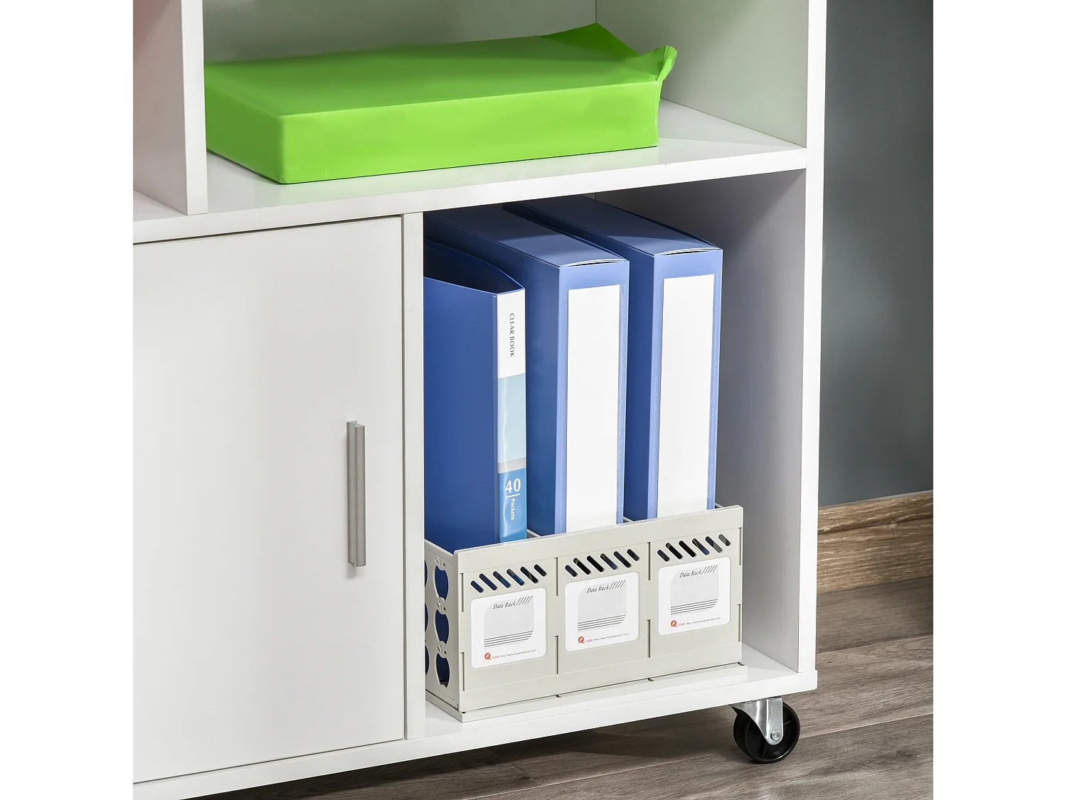 Mueble archivador blanco 100x35x65 cm HOMCOM