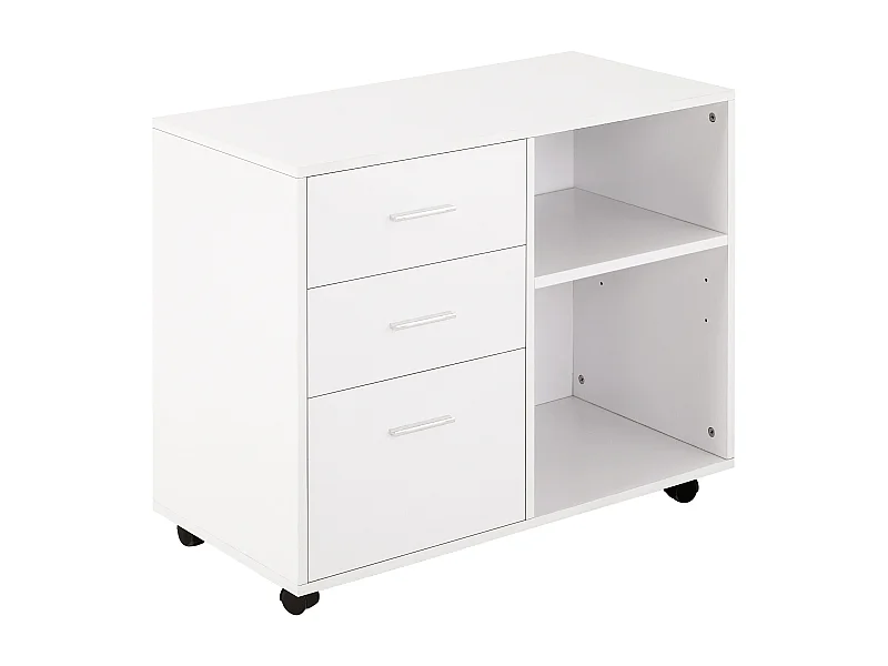 Soporte para impresora blanco 80x40x65 cm HOMCOM