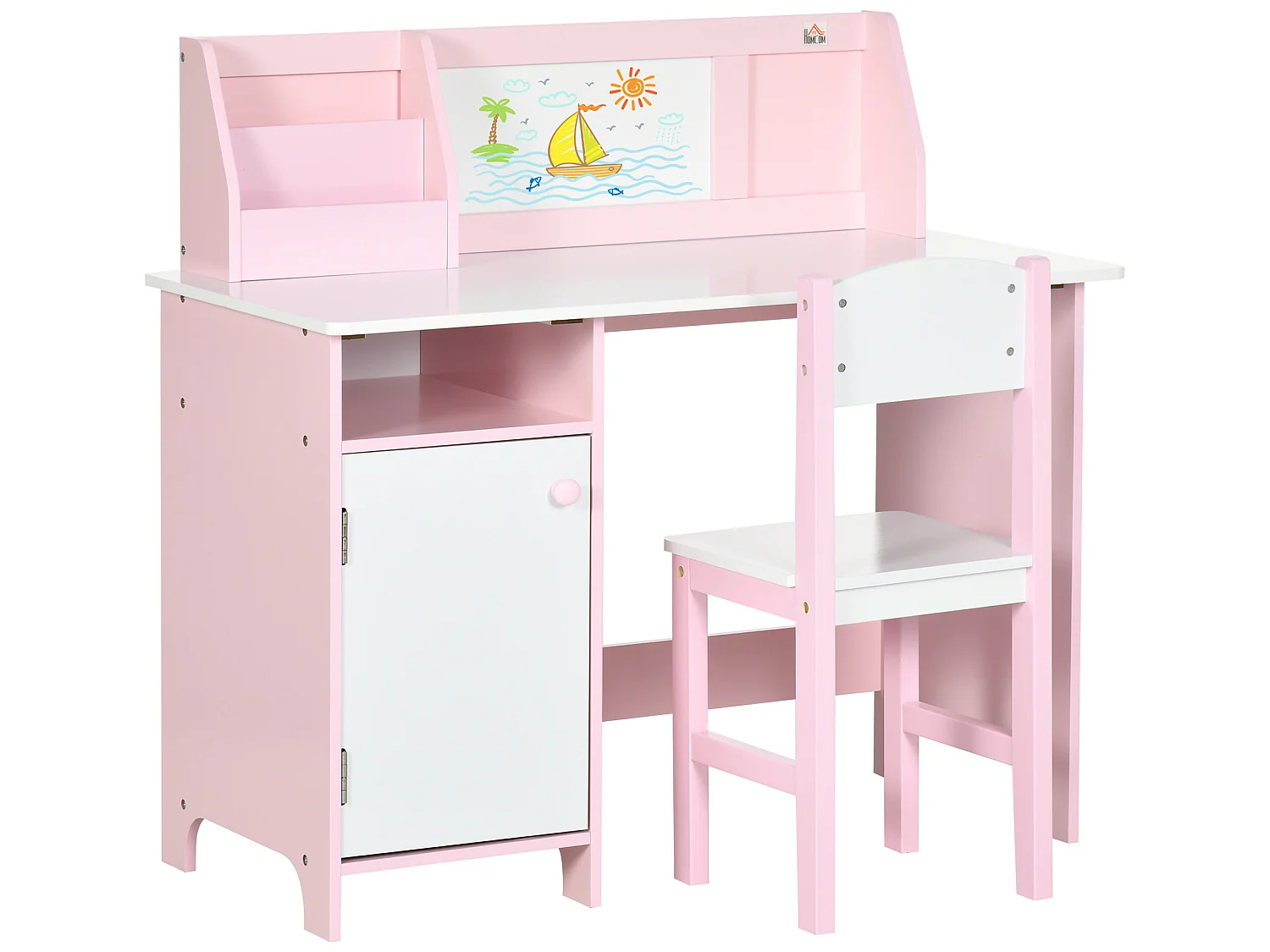 Muebles infantiles rosa 90x45x85 cm HOMCOM