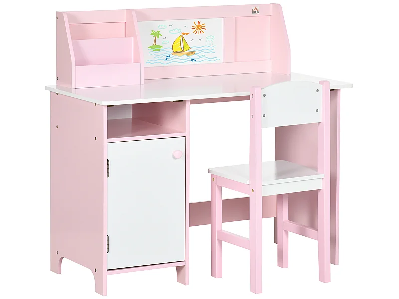 Muebles infantiles rosa 90x45x85 cm HOMCOM