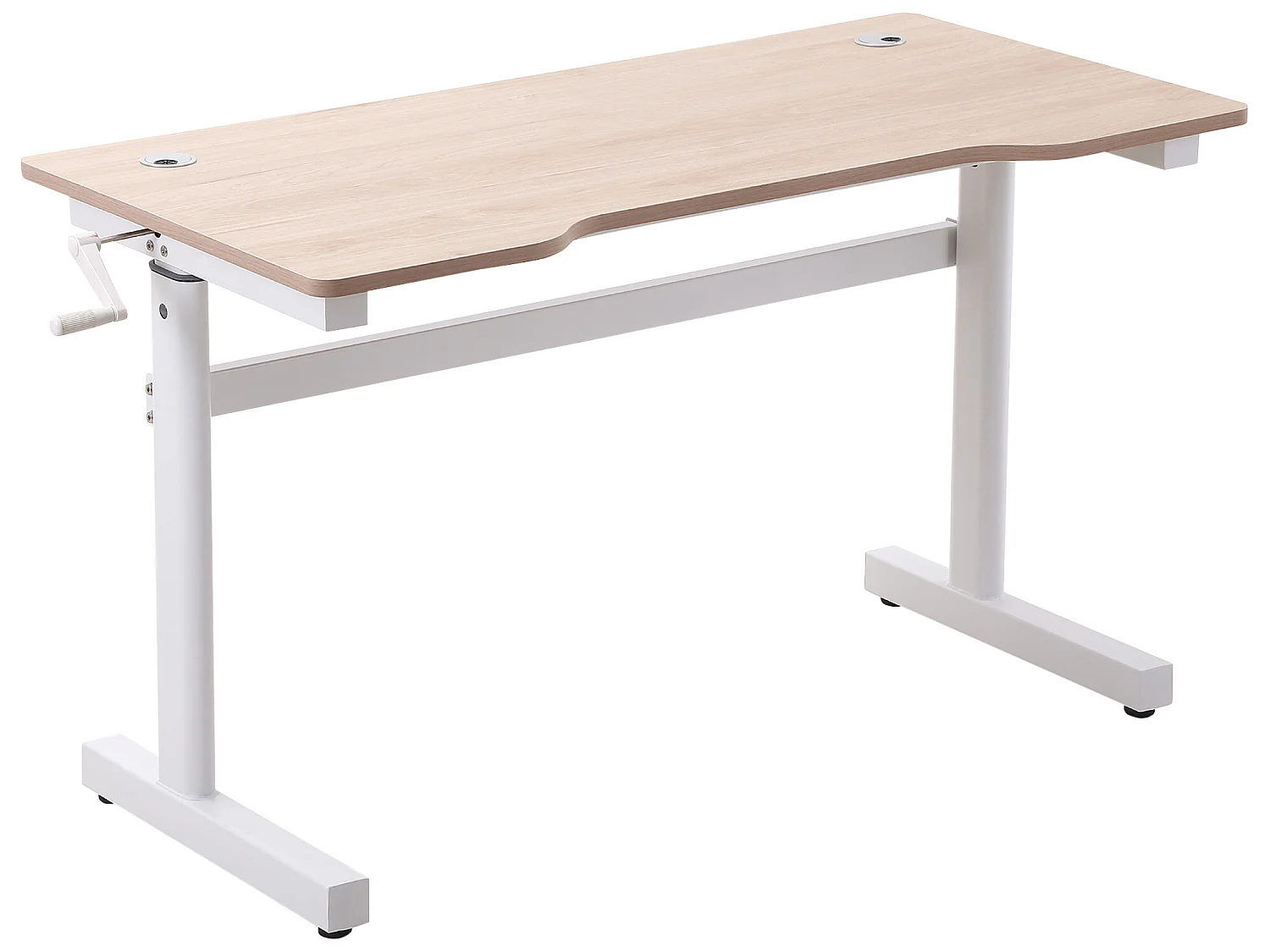 Escritorio de pie madera natural 120x60x117 cm Vinsetto