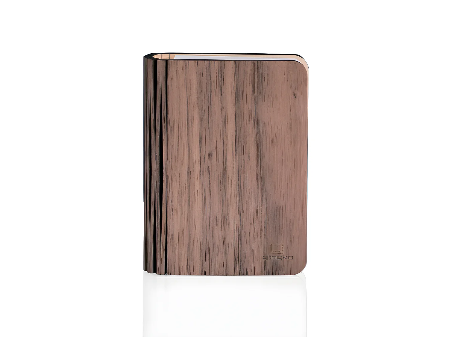 Lumière livre intelligente Mini Noyer