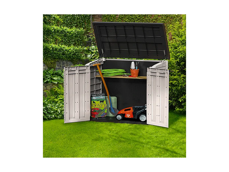 Opbergbox voor Buiten Beige 1200L Astral Pool - PVC, Vloer, Slot