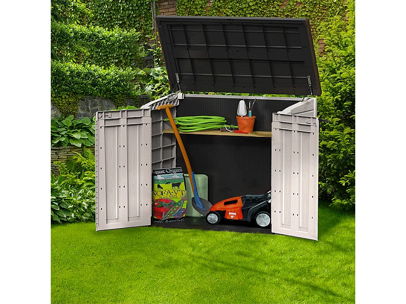 Keter Coffre de rangement plastique Extérieur Beige 1200 L