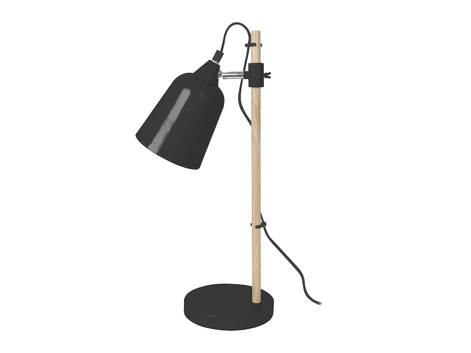 Lampe de table Wood-like Noir  Present Time