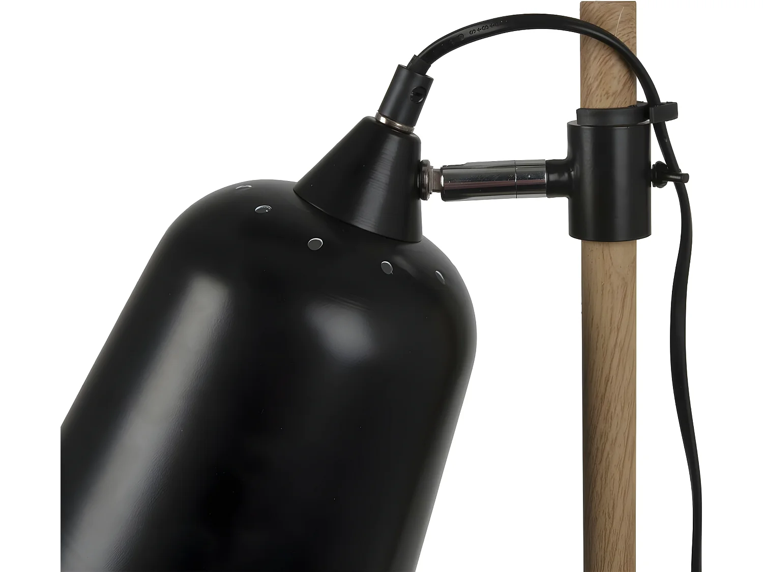 Lampe de table Wood-like Noir  Present Time