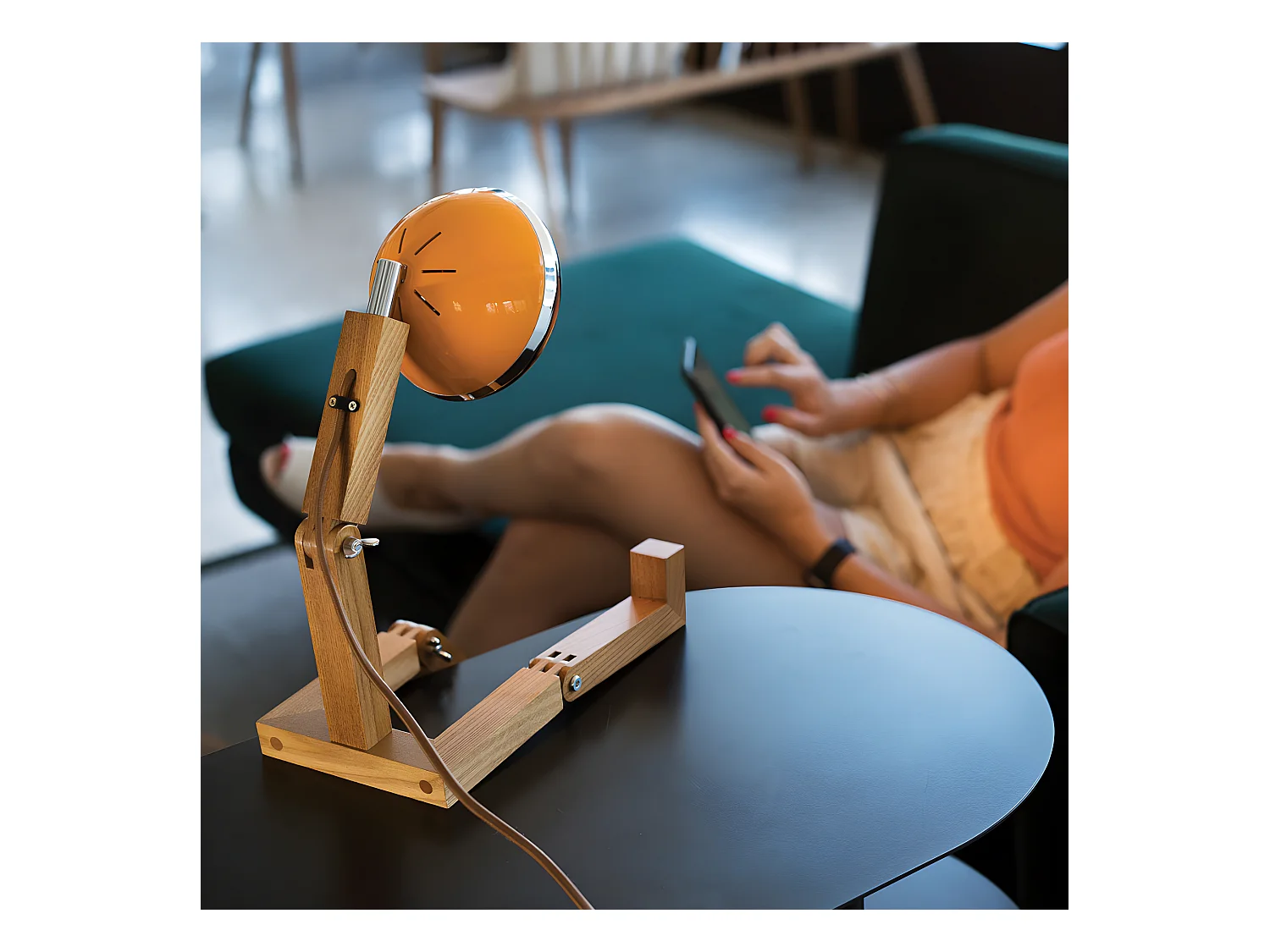 Lampe de table Mr. Wattson Orange Mc Laren  Piffany Copenhagen - Mr. Wattson