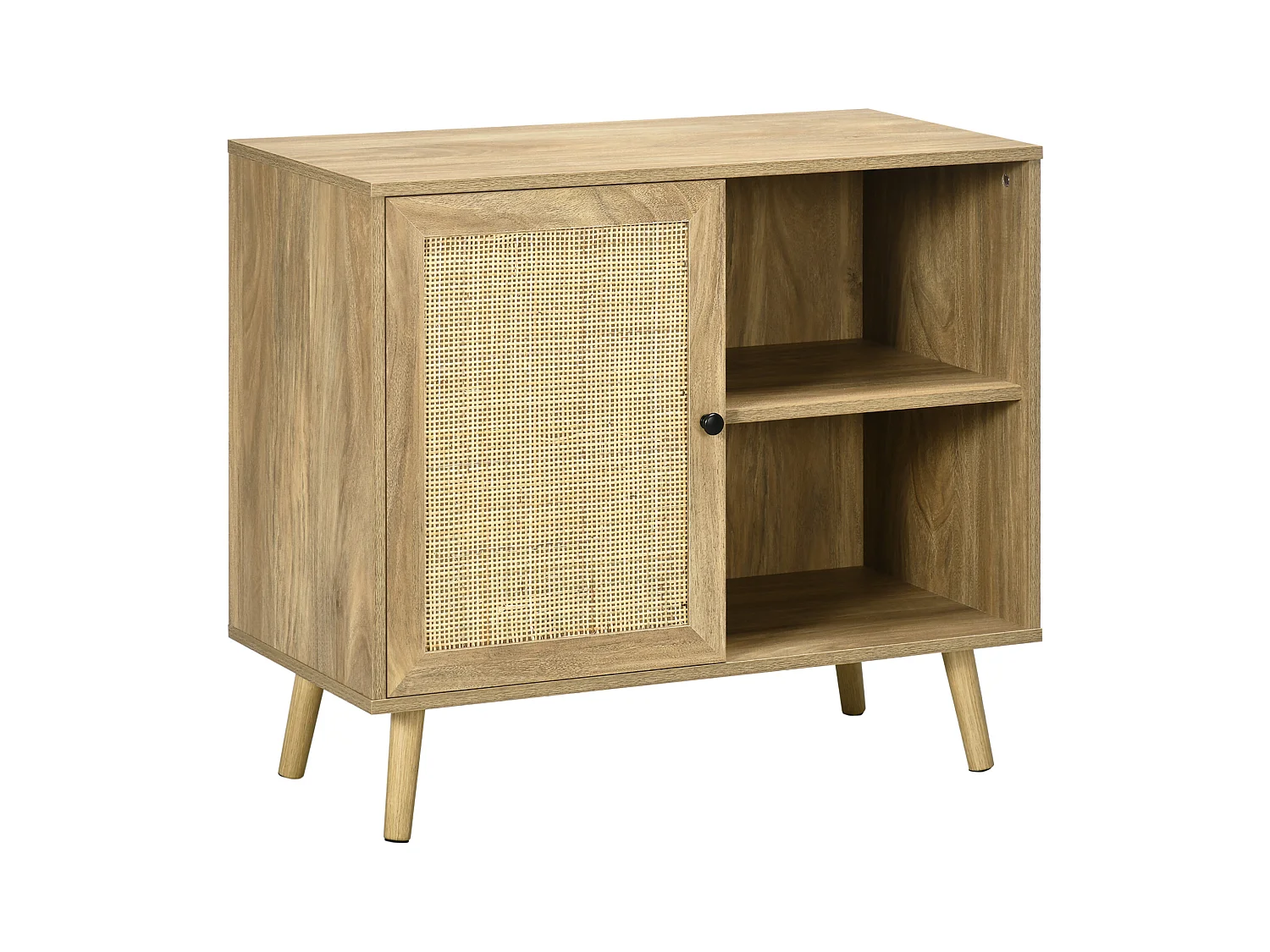Aparador de cocina madera natural 80x39x70 cm HOMCOM