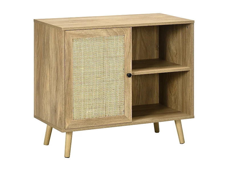 Aparador de cocina madera natural 80x39x70 cm HOMCOM