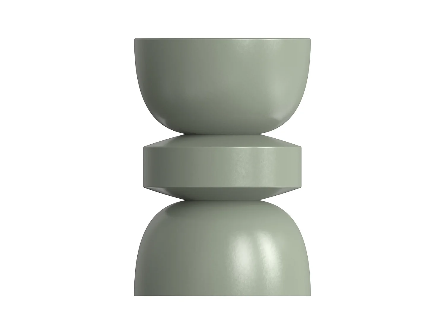 Table d'appoint en métal - Kaki - TUVAMI