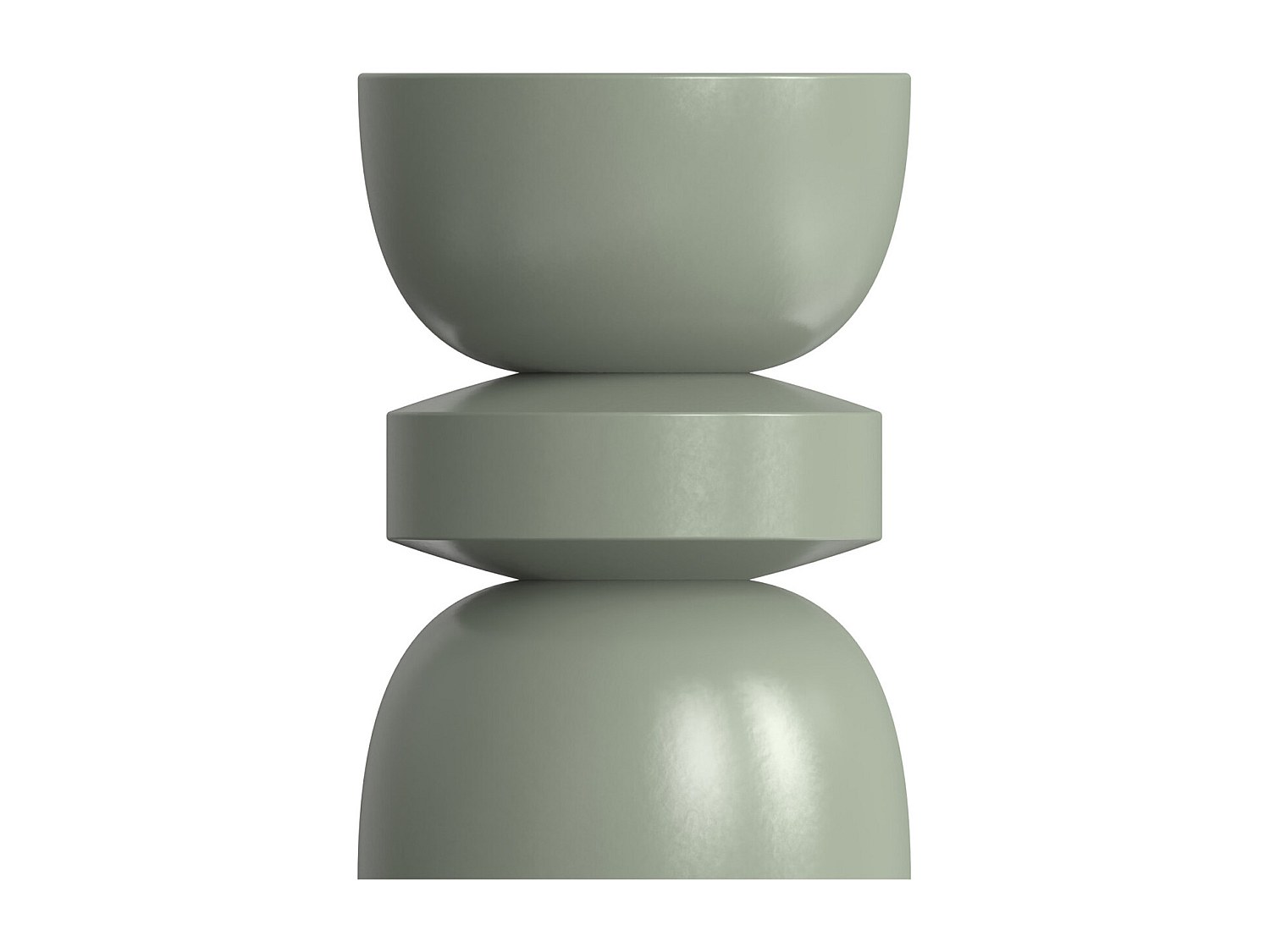 Beistelltisch aus Metall - Khaki - TUVAMI günstig online kaufen