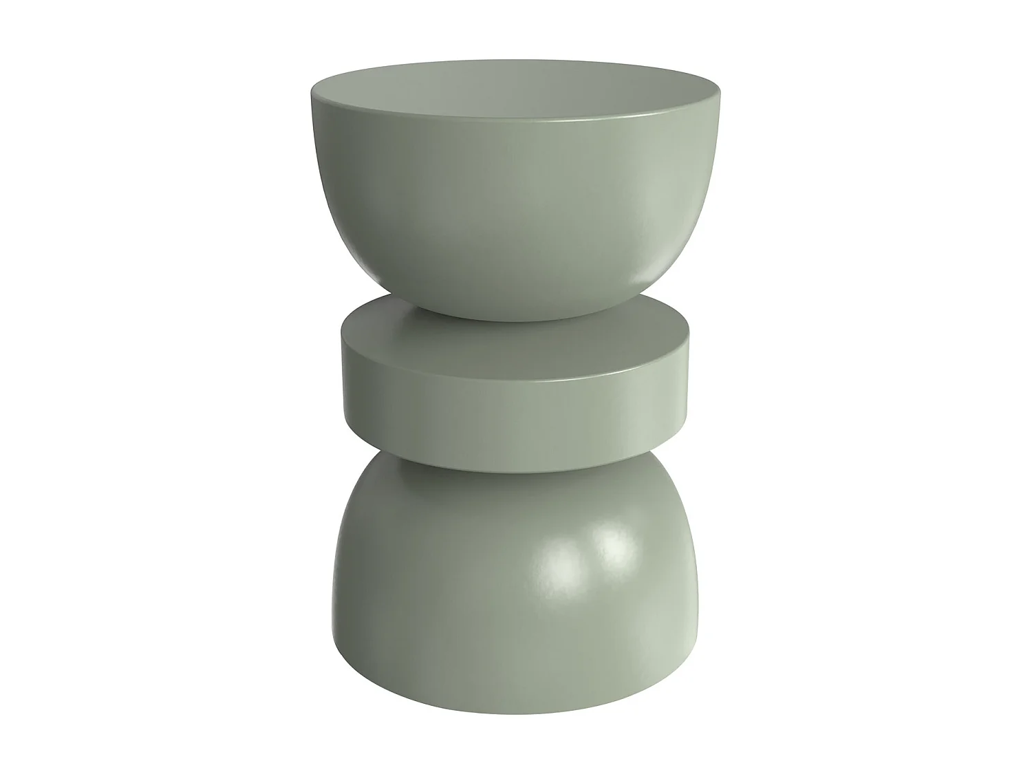 Bijzettafeltje van metaal - Groen - TUVAMI