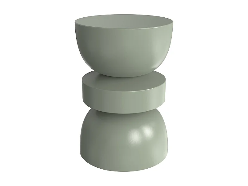 Beistelltisch aus Metall - Khaki - TUVAMI