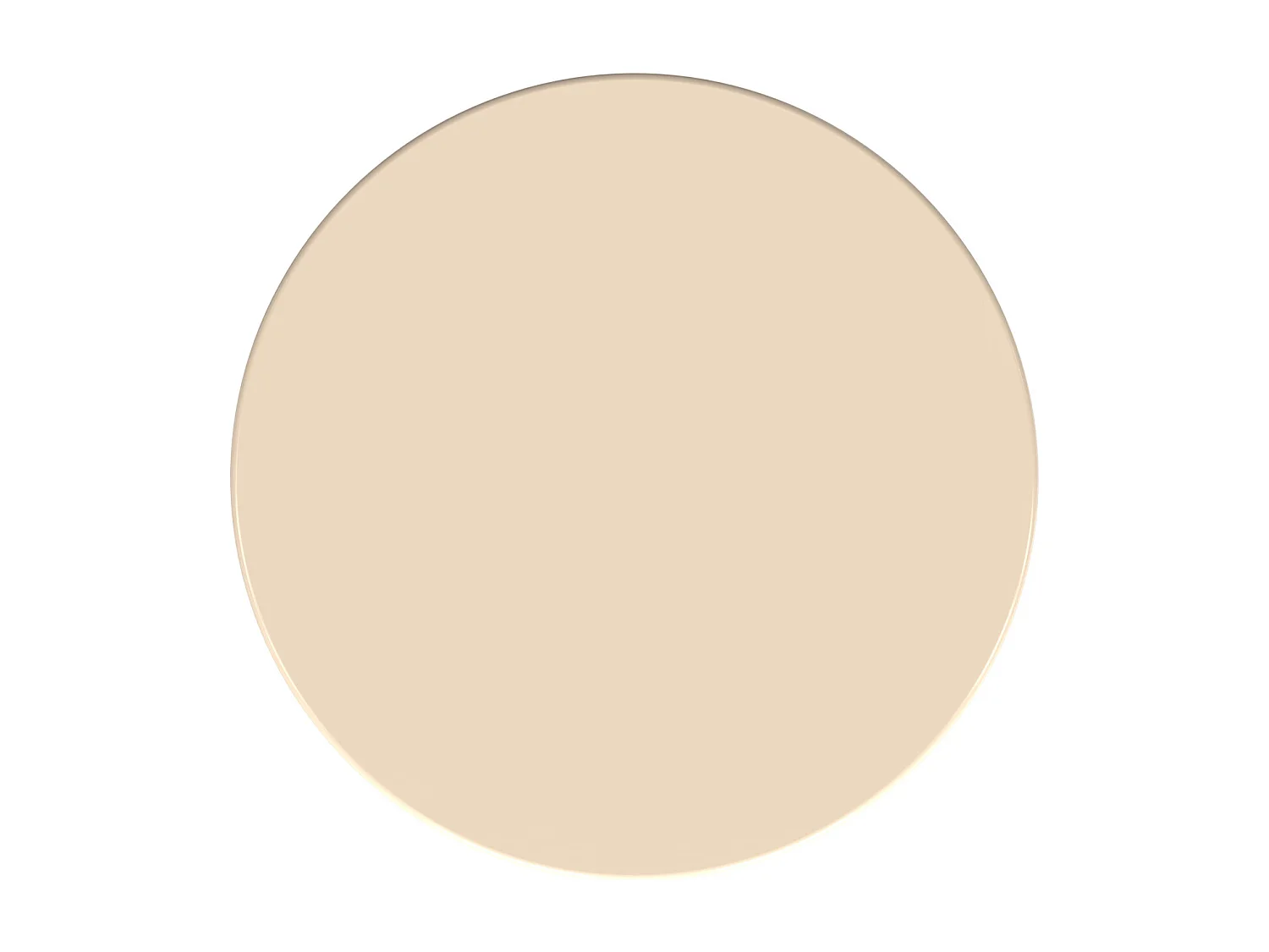 Sidobord i metall - Beige - ZOLIMI