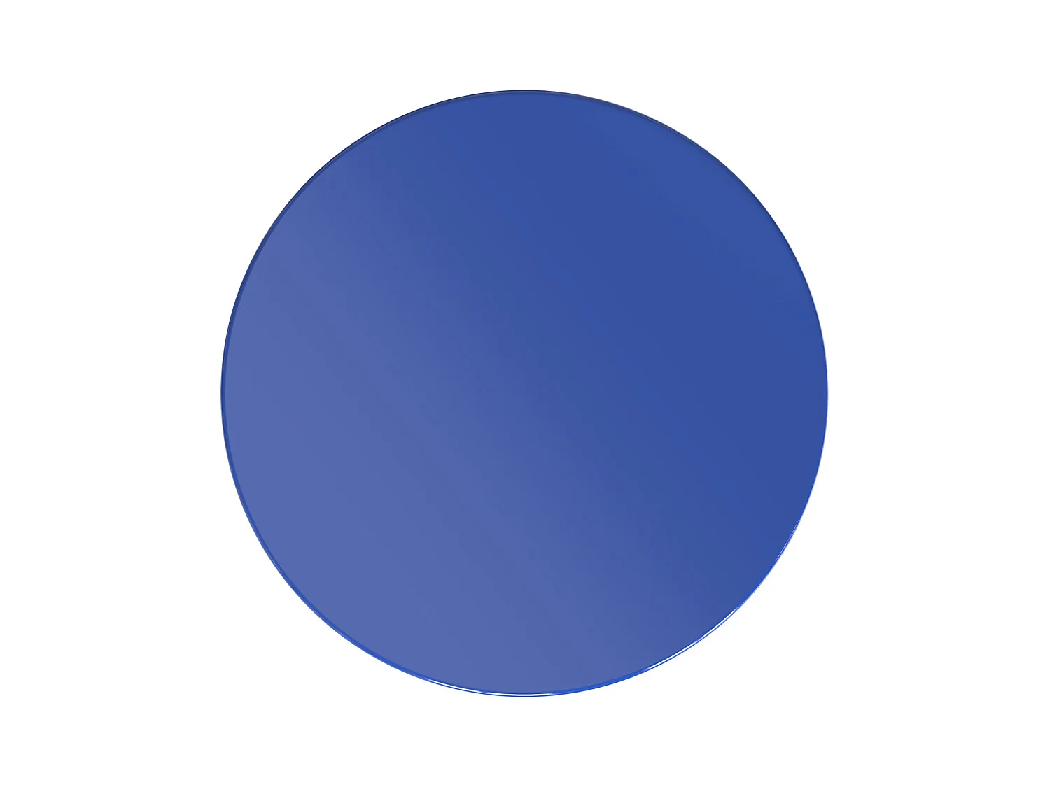 Sidebord i metal - Blå - ZOLIMI