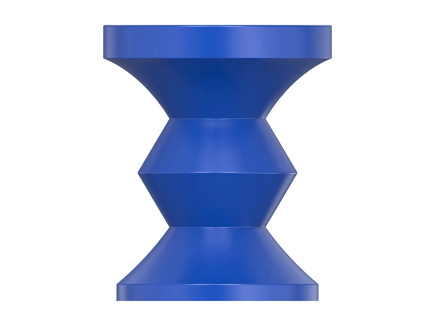 Sidobord i metall - Blå - ZOLIMI