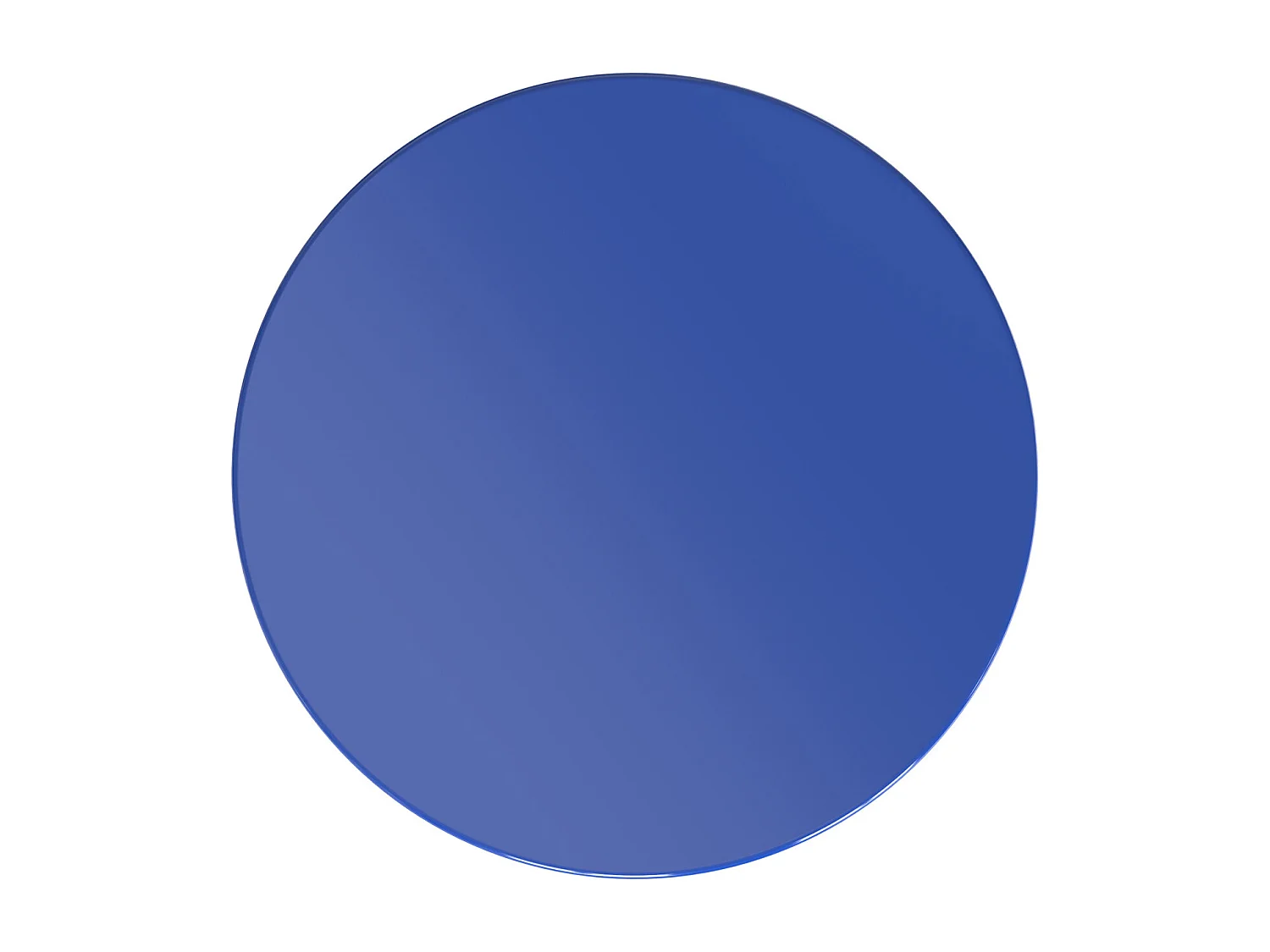 Sidobord i metall - Blå - ZOLIMI