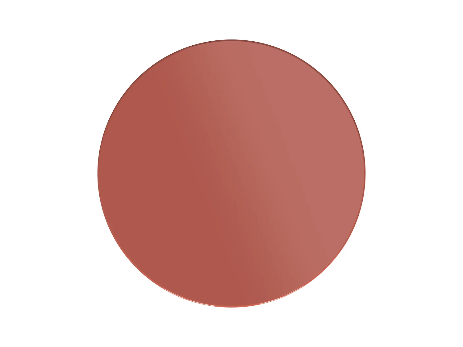 Table d'appoint en métal - Terracotta - GAVOPI