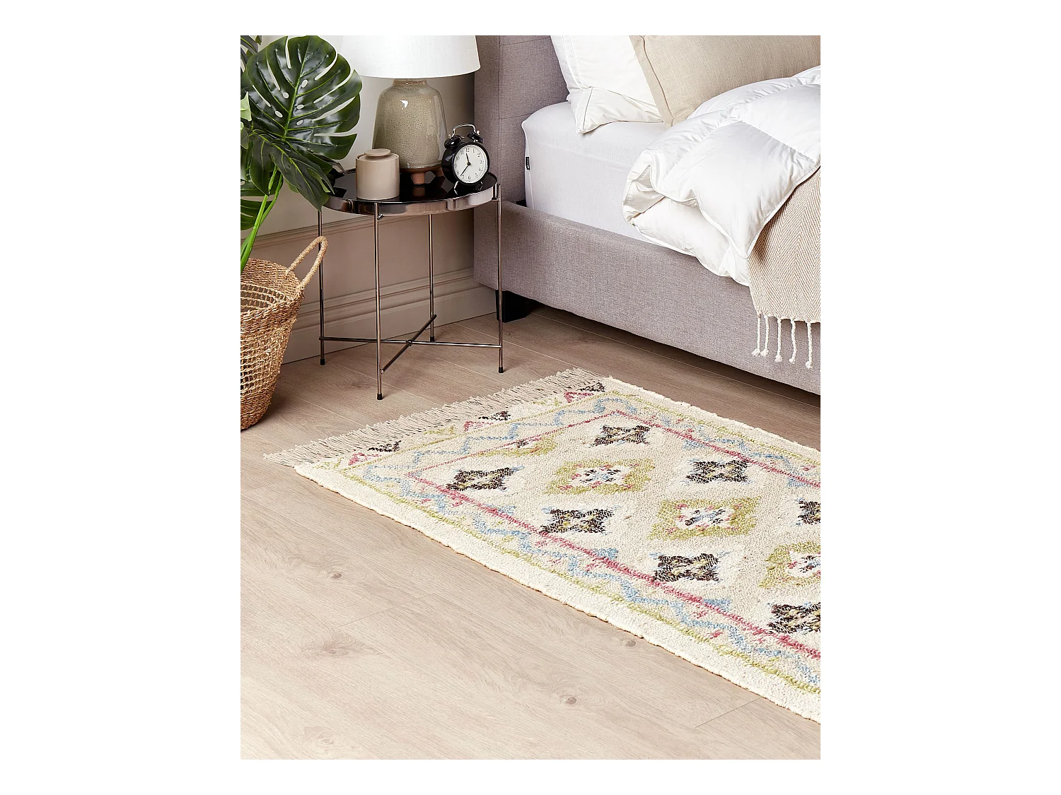 Dywan z juty 80 x 150 cm wielokolorowy TERKOS