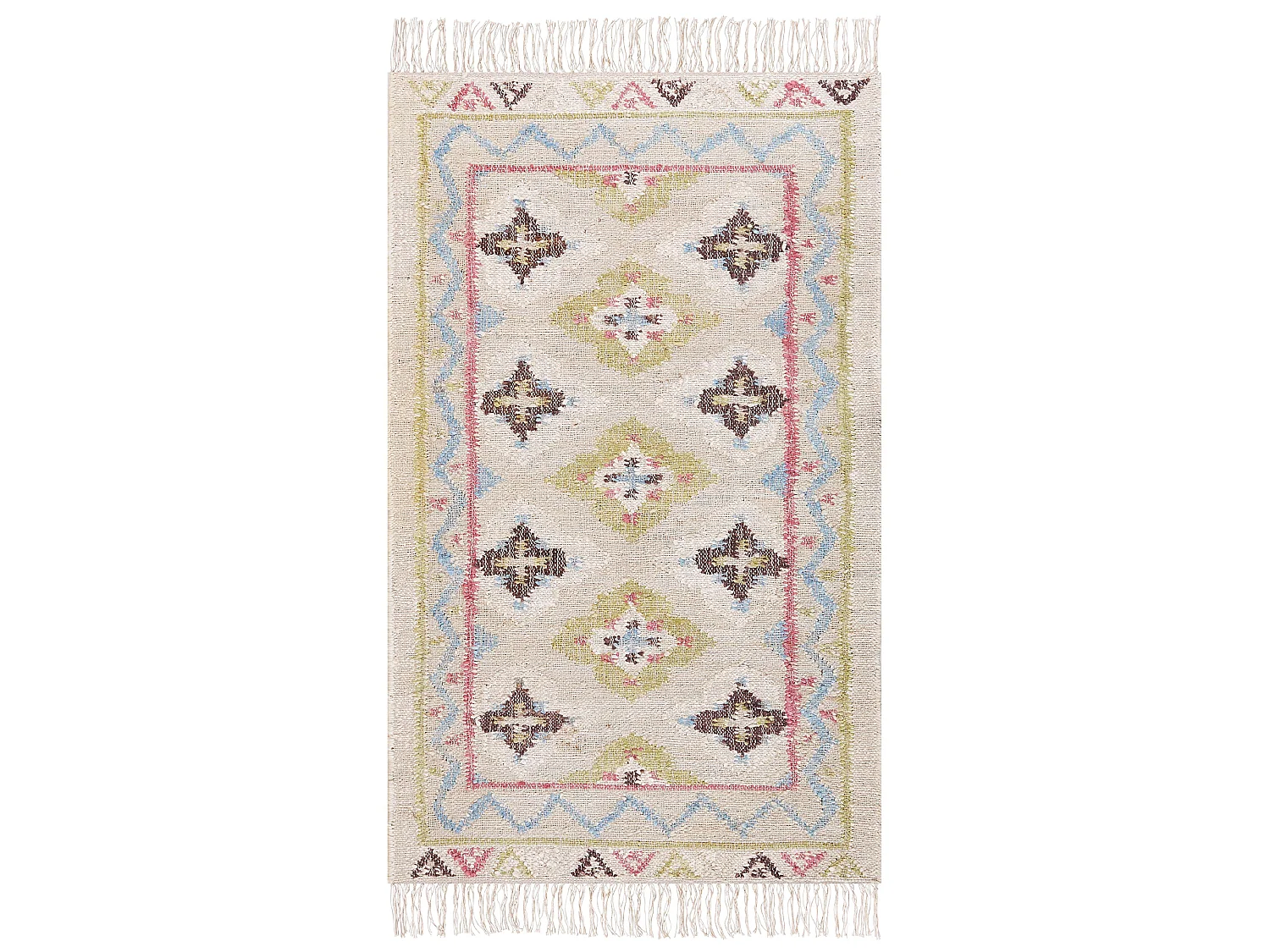 Tapis TERKOS 80 x 150 cm Jute Multicolore