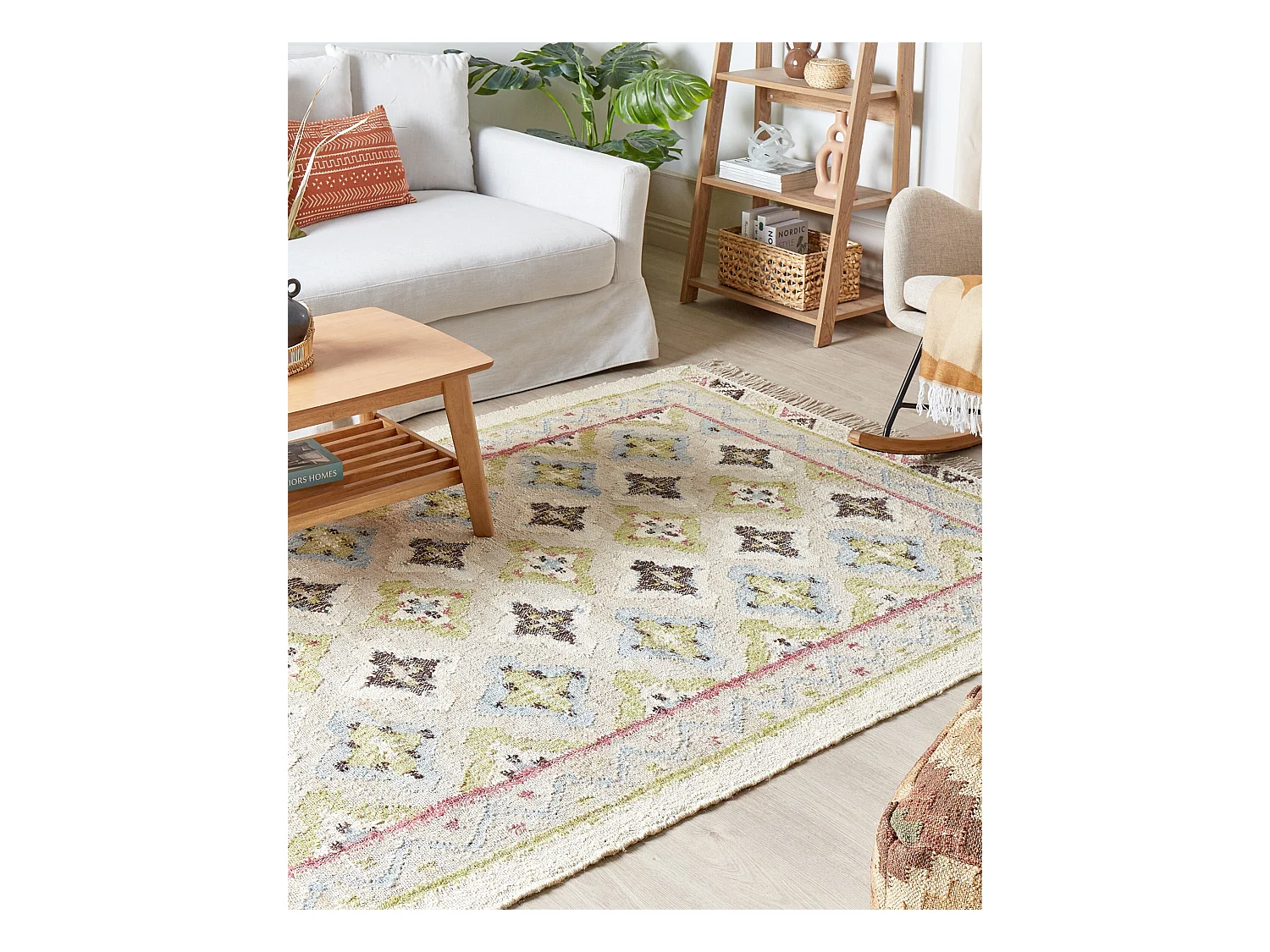 Tappeto iuta multicolore 140 x 200 cm TERKOS