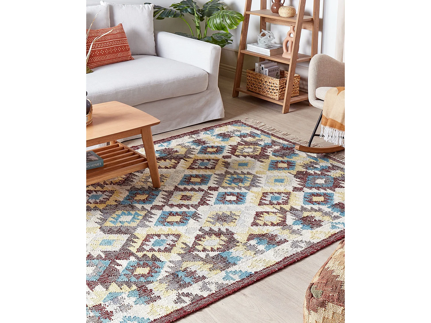 Tapis FENER Multicolore 140 x 200 cm Jute