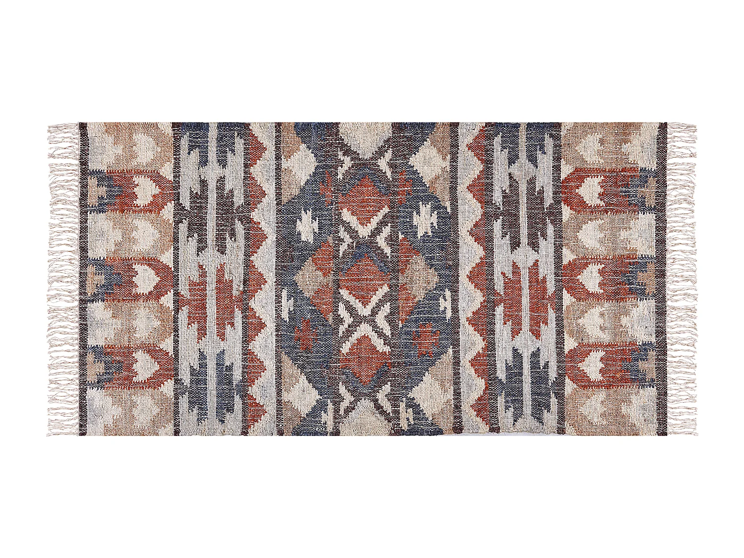 Tappeto iuta multicolore 80 x 150 cm KALFA
