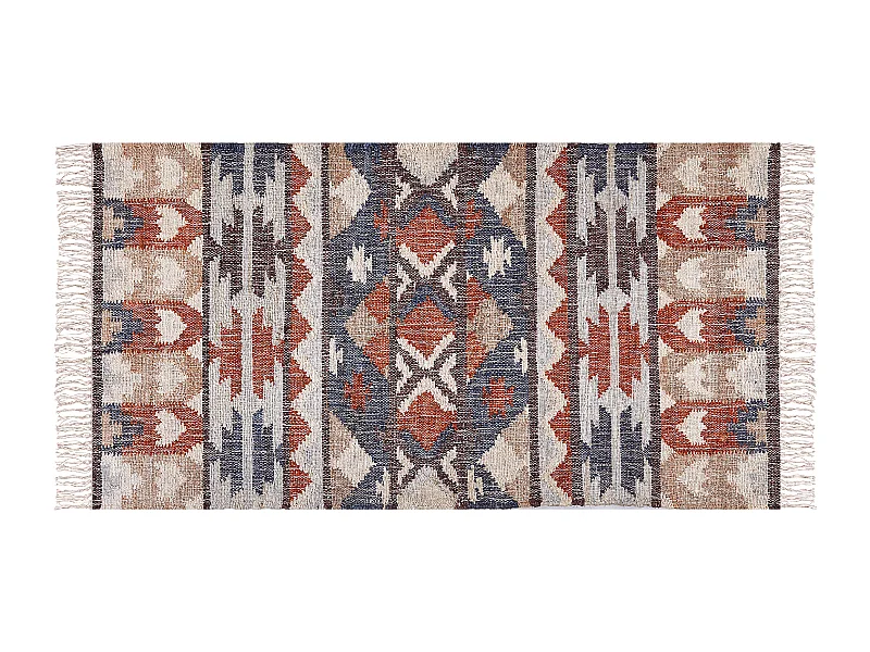 Vloerkleed KALFA 80 x 150 cm Jute Multicolor