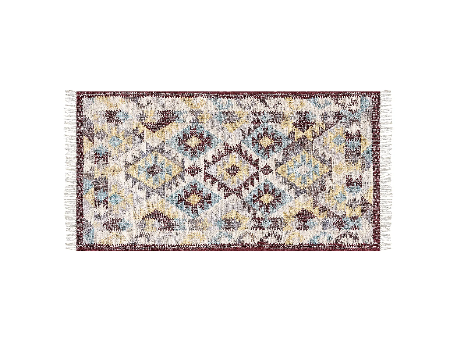 Vloerkleed FENER 80 x 150 cm Jute Multicolor
