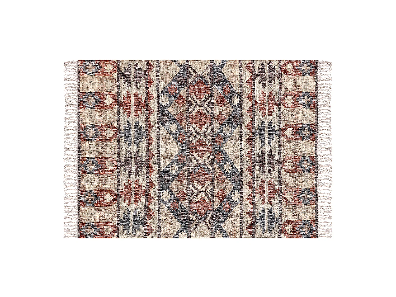 Tapis KALFA 140 x 200 cm Jute Multicolore