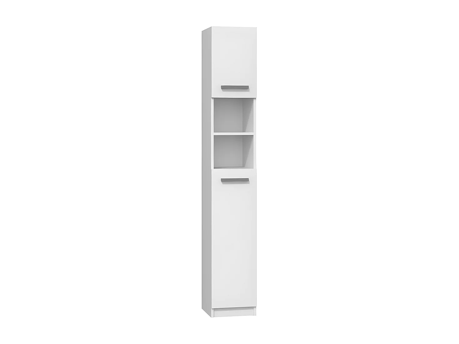 MARELLO - Columna de baño de estilo moderno - 183x32x30 - 2 puertas+baldas