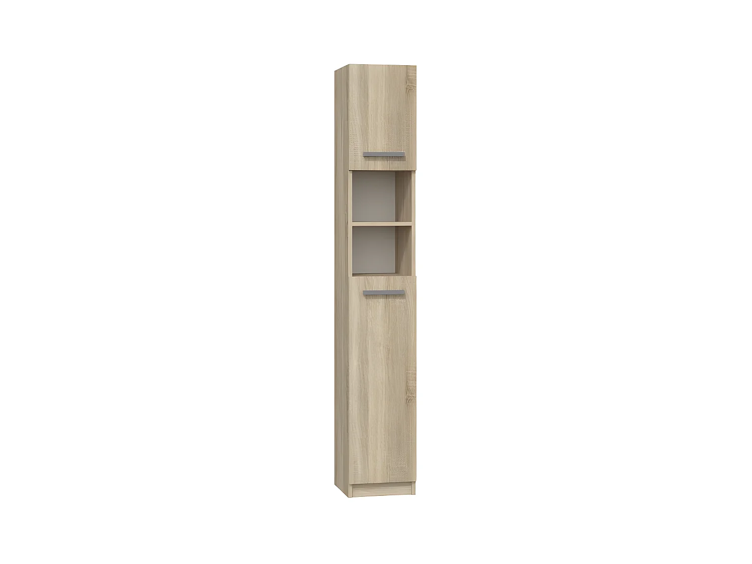 MARELLO - Columna de baño de estilo moderno - 183x32x30 - 2 puertas+baldas